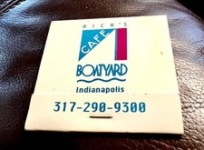 Rick’s Cafe Boatyard, Indianapolis, IN/Omaha, NE, Full Unstruck Matchbook picture