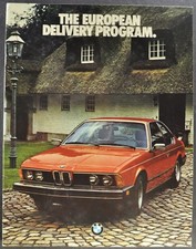 1982-1983 BMW European Delivery Brochure 320i 528i 733i 633CSi Original 1/82 picture