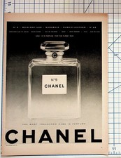 Vintage CHANEL N°5 Perfume Original Magazine Ad Print Ephemera picture