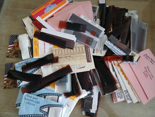 Un-Searched Vintage Color 35mm Negatives (100) Strips 300-400 Photos picture