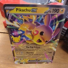 Pokémon TCG 30th Celebration Pikachu ex 054/128 Double Rare  picture