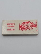 Vintage Matchbox Unstruck Whitney’s Steak House Bordello Bar Breckenridge CO picture