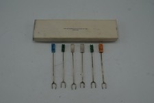 Vintage Metropolitan Museum of Art Decorative Picks Skewers Set of 6 in Box MCM picture