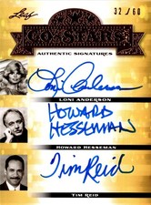 2013 Leaf Co-Stars Triple Autograph Anderson/Hesseman/Reid CS_WKRP s/n 32/60 AU picture