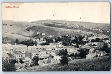 1920 Bird's Eye View Of Colfax Washington WA Posted Vintage Postcard picture