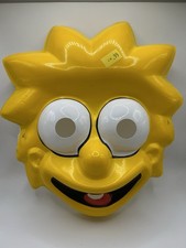 Vintage 1989 Lisa Simpson Ben Cooper Halloween Mask picture