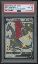 2020 Pokemon Charizard V Champion's Path Secret Rare #79 PSA 10 picture