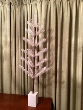 SALE 3.5 ft Authentic 1850s German White Sapling Goose Feather Tree 😺We make it picture
