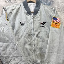 Vintage USAF Bomber Jacket Kunsan Korea 87-88 Weapons Andy SLC 152 picture