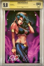 Seraph and the Seven #1 METAL Virgin CBCS SS 9.8 Signed 2x Kincaid + Debalfo CGC picture