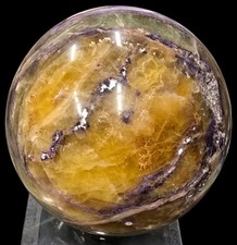 Rainbow Fluorite Sphere. Huge Fluorite Crystal Ball Over 7 lbs Over 3.1 KG Big🔮 picture