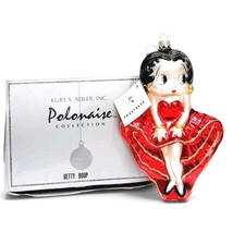 Vintage Kurt Adler Polonaise Collection Betty Boop Ornament 1996 picture