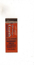 Vintage Matchcover Blackwelder's Bar-B-Q Salisbury, NC Orange-Crush picture