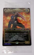 Magic the Gathering Marvel Super Heroes Captain America, Team Leader Promo Card picture