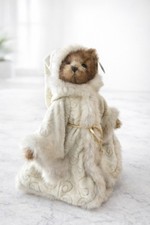 Bearington Bear “Grandfather Frost” Collectible w/ Pedestal Base Victorian picture