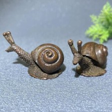 Bronze Antique Snail Statue Collection Decorative Insect Statue picture