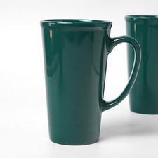 Vintage 1997 California Pantry Classic Ceramics Tall Latte Mug Green picture