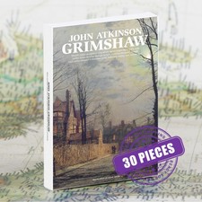 Postcard | John Atkinson Grimshaw | Paintings Artist Collage Wall Art 30 Pieces picture