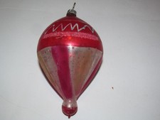 VINTAGE GLASS ORNAMENT BALLOON WEST GERMANY 3 1/2