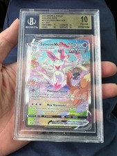 2021 POKEMON SWORD & SHIELD EVOLVING SKIES SCR ALT ART #212 SLYVEON VMAX BGS 10 picture