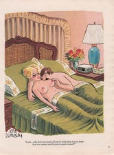 Vintage Playboy Cartoon Art funny humor sexy woman sexual animal John Dempsey picture