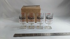 Vintage MASONIC MURAT TEMPLE Order of The Eastern Star  1971 Wine Glasses picture