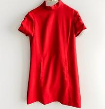 Vintage 70s Stewardess Uniform Northwest Orient Airline Couture Kangaroo Pocket picture