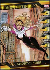 Ghost-Spider Power rating Motion - Topps Marvel Digital card picture