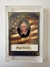 William Henry Harrison A Word From POTUS 2025 A Handwritten Word From 1841 picture