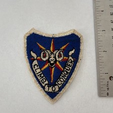 Rare 1940s Norwich University MCWC Patch Cheesecloth Backing Climb To Conquer picture