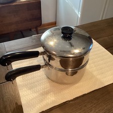 Revere Ware 2Qt. Double Boiler W/ Steel Disc Bottom picture