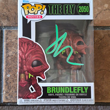 JEFF GOLDBLUM SIGNED FUNKO POP--BRUNDLEFLY THE FLY picture