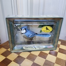 Vtg Takara Breezy Singers Blue Jay Motion Activated Singing Bird 2003 NEW picture