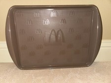 BRAND NEW Vintage McDonalds Brown Plastic Serving Tray - sold individually picture