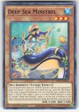 Deep Sea Minstrel MP21 EN051 Yu Gi Oh 1st Edition Water Effect Monster Card picture