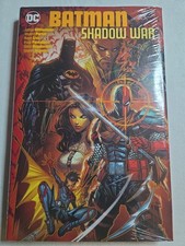 Batman Shadow War New DC Comics HC Sealed Crossover Event Deathstroke Robin picture