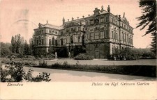 Dresden, Palais im Kgl. Grossen Garten, Kunstverlag Rudolf Braune Postcard picture
