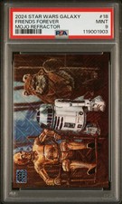 2024 Topps Chrome Star Wars Galaxy Friends Forever /50 #18 PSA 9 picture