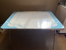 Vintage 1950’s Mid-Century Modern 7pc dinette set plus leaf-Rare Turquoise picture