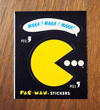 1980 Fleer Pac-Man Non-Sport Sticker #1 