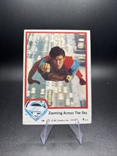 1978 Topps Superman: The Movie #4 Zooming Across The Sky picture