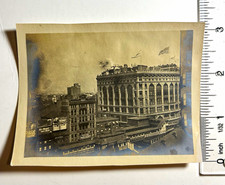 c1905 NYC Saks Herald Square 6th Ave Elevated Train Vintage Advertising Photo picture