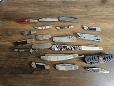 Big Lot Of Vintage And New Pocket Knives picture