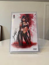 White Widow #1 Jamie Tyndall Variant Signed with COA - Absolute 2025 picture