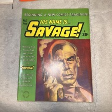 His Name Is Savage #1 ; Adventure House - Doc Savage picture
