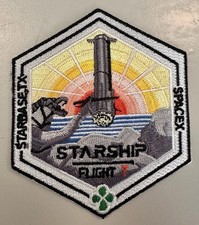 Starship Flight 7 Starbase Orbital Launch Mission Patch 3.5” Iron On picture