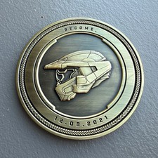 Halo Infinite 2021 Become Master Chief Challenge Coin picture