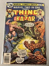 THE THING AND KA-ZAR COMIC BOOK ISSUE# 16 VNTG (1983) (PRE-OWNED) picture