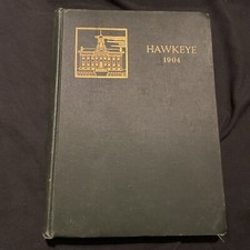 VTG Antique HAWKEYE 1904 Vol. 13 - University of Iowa Yearbook (Hardcover) picture