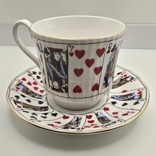Vintage Elizabethan Staffordshire Fine Bone China Cup and Saucer cut for coffee picture